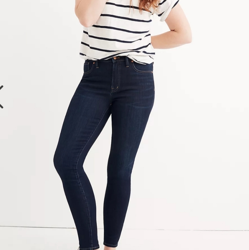 Madewell 9" Midrise/High Rise Skinny Jeans